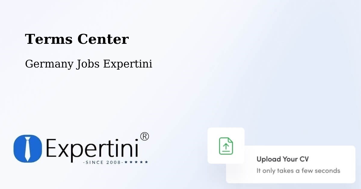 Terms of Service – Esens - Germany Jobs Expertini